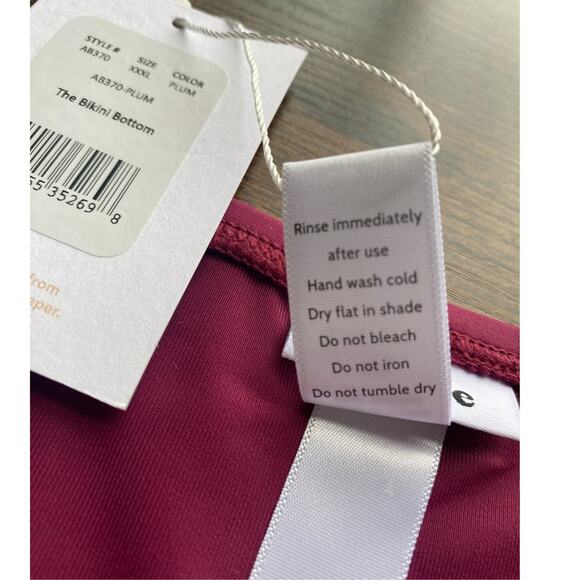 Andie SWIM The Bikini Bottom Plum XXXL NWT - Picture 6 of 6